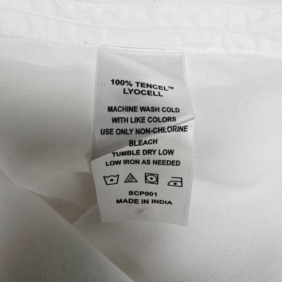 Quince Shirt Size XS Vintage Wash Tencel Camp Shirt Short Sleeve Button Up NWT - Picture 8 of 9